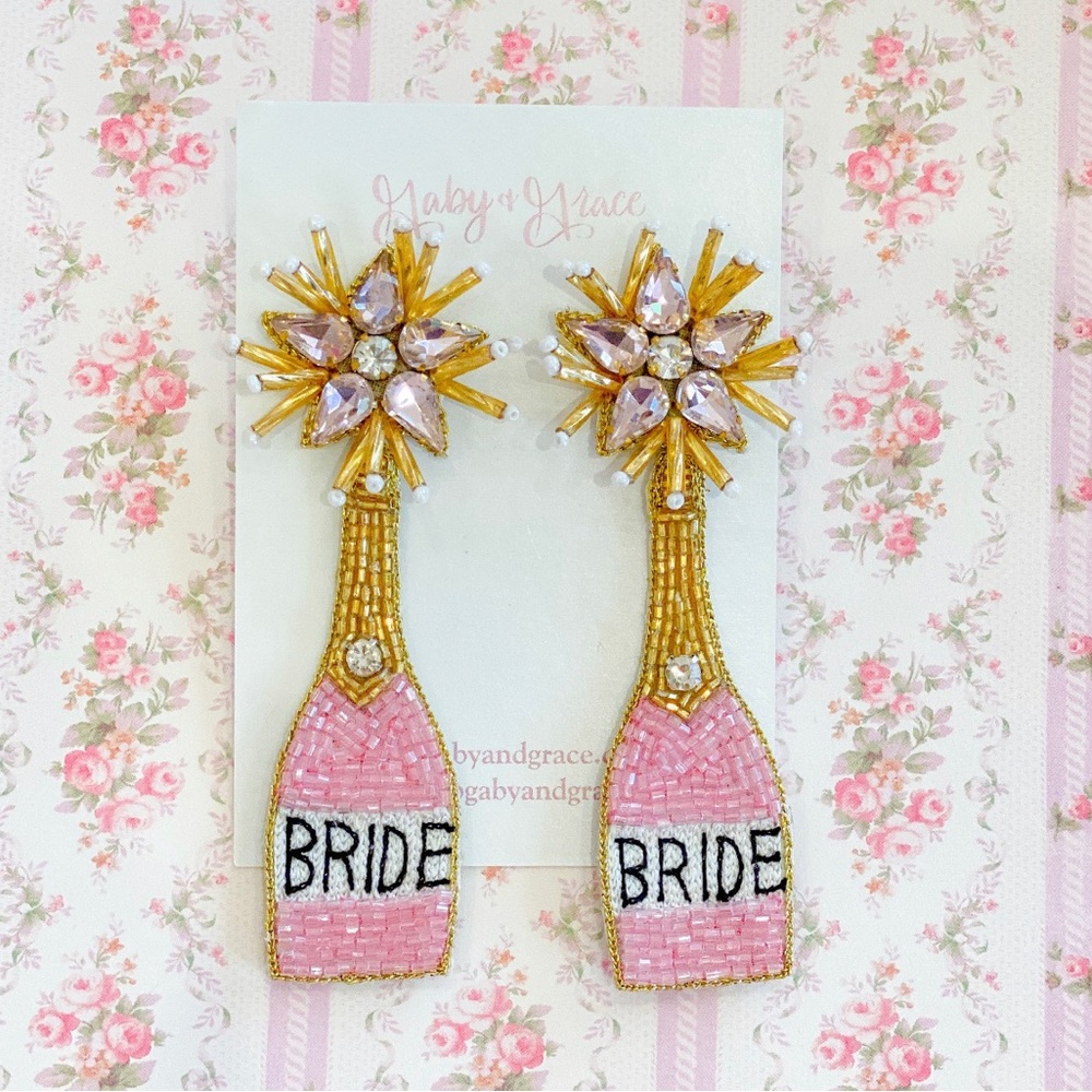 Etsy “Bride” earrings - never worn! Can bundle with other pairs in my closet!